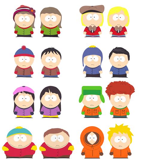 craig's hair south park|south park characters without hats.